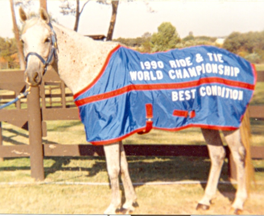 Image of the 1990 Ride & Tie World Championship horse winner of Best Condition.